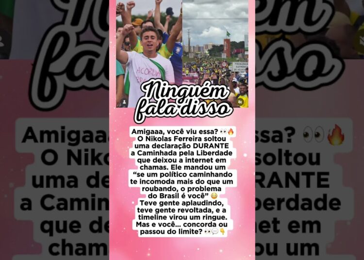 🔥Concorda? #nikolasferreira #fofoca