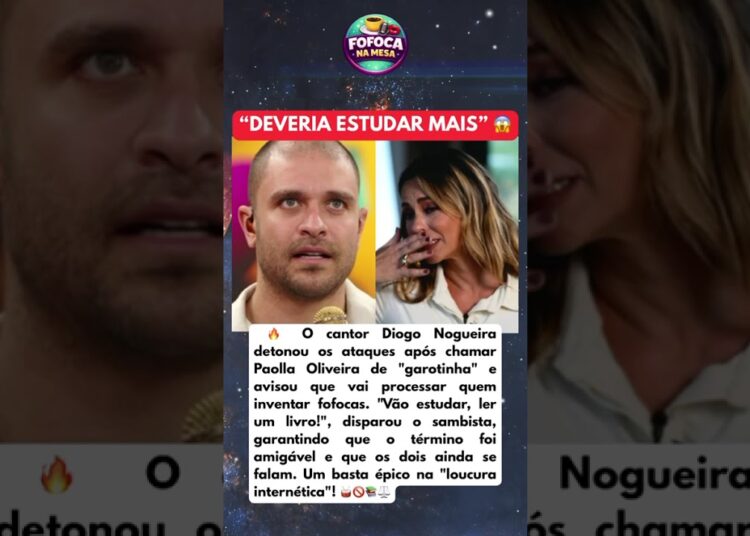 DIOGO NOGUEIRA SE REVOLTA COM FOFOCAS SOBRE TÉRMINO DELE COM PAOLLA OLIVEIRA 😱