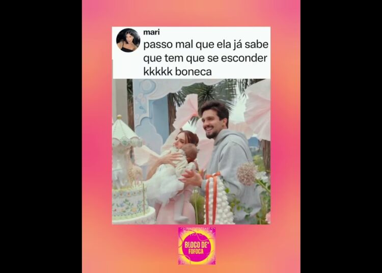 A Serena se escondendo na festa de aniversário dela 😂😂. #luansantana #fofocas #fofoca