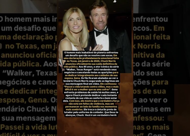 Por que Chuck Norris decidiu desaparecer da vida pública