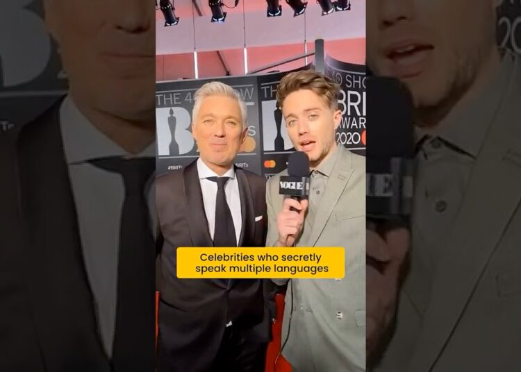 Celebrities Who Secretly Speak Multiple Languages 🗣️🌍 #shorts