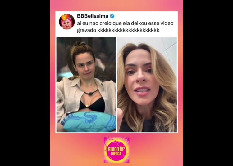 Esse vídeo que a Ana Paula deixou gravado kkk #anapaularenault #fofocas #bbb26