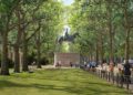 A estátua de Elizabeth II no memorial de Londres estará de pé e não a cavalo • The Crown Chronicles