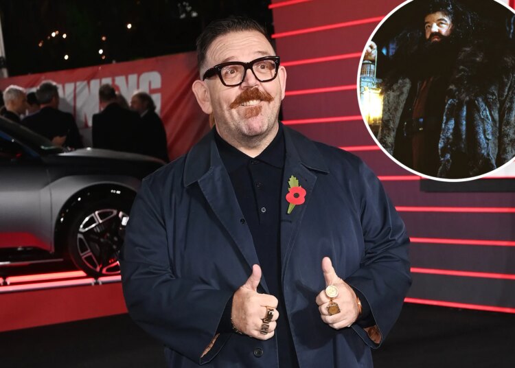 A estrela de 'Harry Potter' revela a maneira insana como manifestou o papel de Hagrid no programa da HBO: '7.000 vezes'