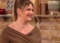 A estrela do Saturday Kitchen retorna ao programa da BBC após o anúncio do bebê