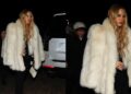 A jaqueta peluda de Rachel Zoe era adequada para uma noite em Aspen
