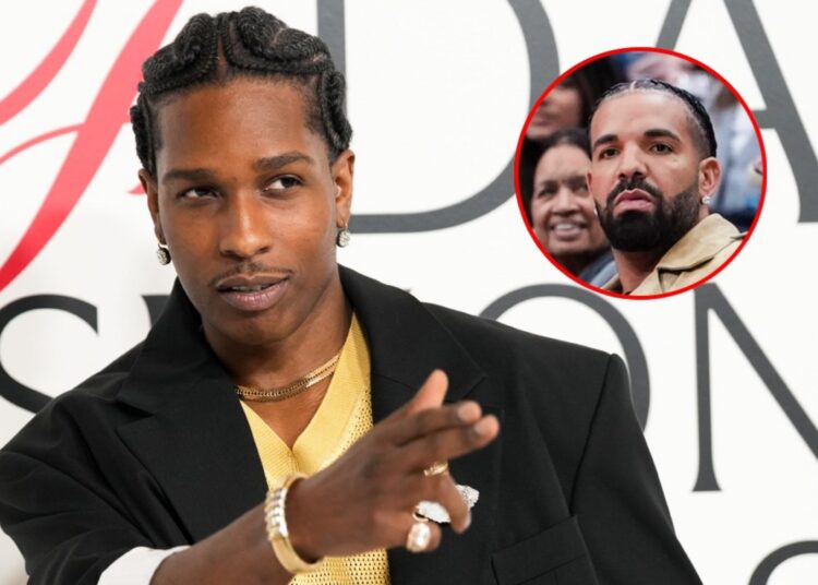 A$AP Rocky parece insultar Drake na nova música ‘Stole Ya Flow’