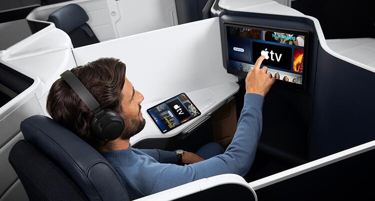 Air France faz parceria com Apple TV para aprimorar ainda mais a oferta IFE