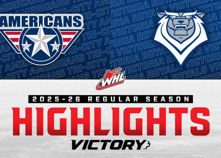 Americanos Tri-City no Victoria Royals 01/03 | Destaques da WHL 2025-26