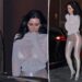 Bianca Censori arrasa com top transparente e meia-calça prateada para noite de cinema com Kanye West