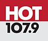 Logotipo 107.9 quente