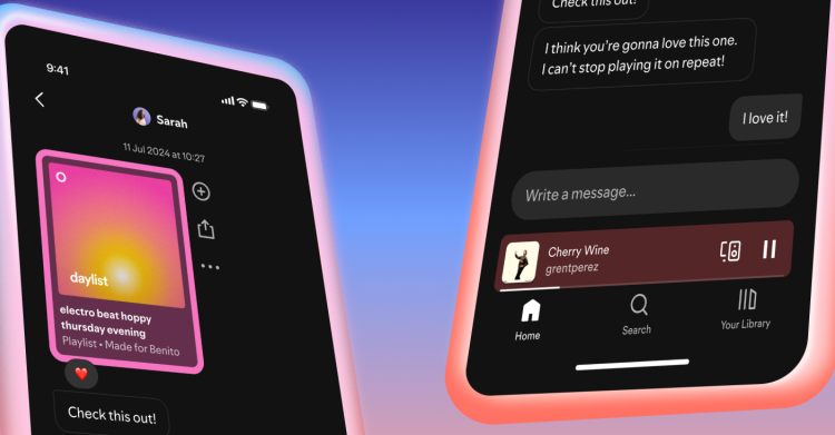 Como os músicos podem aproveitar os novos bate-papos em grupo do Spotify no aplicativo