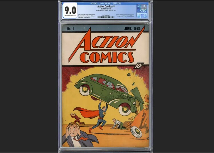 Cópia rara de Action Comics nº 1 – que apresentou o Superman ao mundo – é vendida pelo recorde de US$ 15 milhões