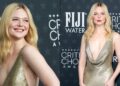 Elle Fanning fica glamourosa em Ralph Lauren no Critics Choice Awards