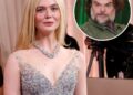 Elle Fanning sobre a reação de Jack Black à sua paixão e comentário sobre sexo nas pernas