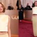 Emma Stone em Louis Vuitton no tapete vermelho do Globo de Ouro de 2026