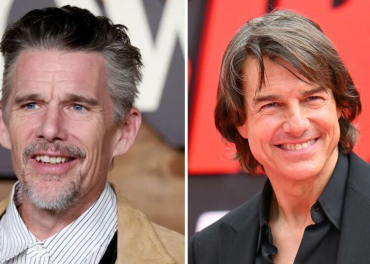 Ethan Hawke reflete sobre como Tom Cruise remodelou as expectativas de Hollywood
