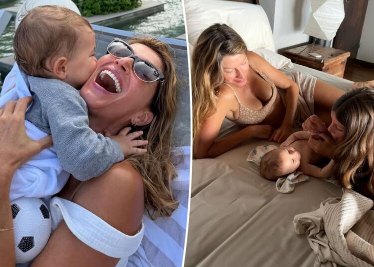 Gisele Bündchen comemora primeiro aniversário do filho com fotos inéditas