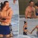 Hugh Jackman e sua namorada de biquíni Sutton Foster fazem as malas no PDA na Costa Rica