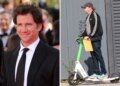 Jamie Kennedy parece irreconhecível em Los Angeles enquanto anda de scooter elétrica