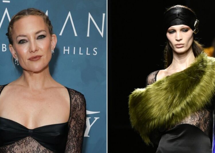 Kate Hudson dobra a aposta em Sheer Nina Ricci na festa pré-Globes