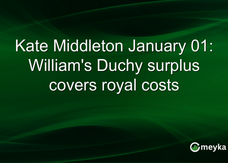 Kate Middleton, 01 de janeiro: o excedente do Ducado de William cobre os custos reais