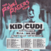 Kid Cudi se apresentando na cidade de Nova York e Syracuse na primavera de 2026