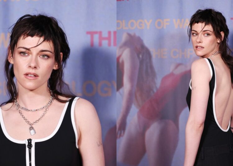 Kristen Stewart fica nervosa em Chanel na estreia de 'Chronology of Water'