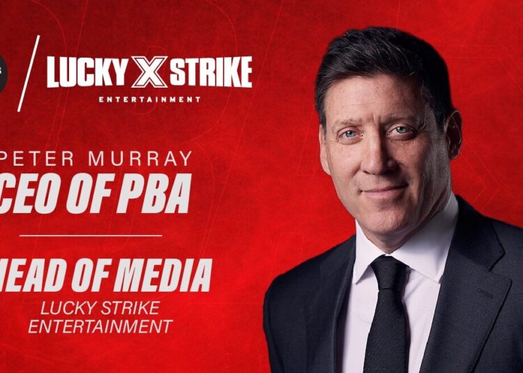 Lucky Strike Entertainment e PBA nomeiam Peter Murray como CEO da PBA e chefe de mídia da Lucky Strike Entertainment