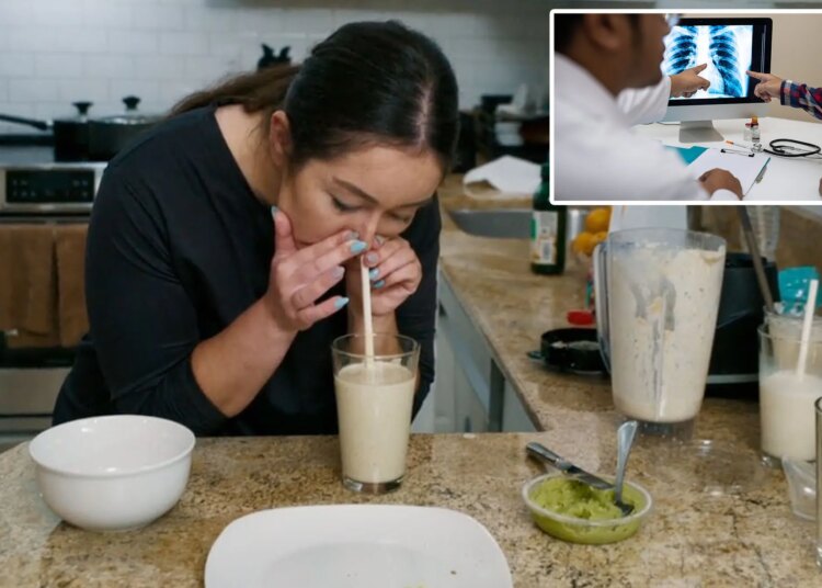 Mulher da Virgínia cheira a comida, de omeletes a bife, apesar dos riscos
