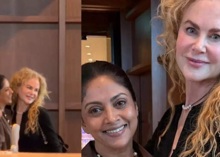 Nadiya Moidu conhece Nicole Kidman na Austrália; Estrela de Hollywood se abaixa docemente para tirar uma foto – Assistir ao vídeo | Notícias do filme Malayalam