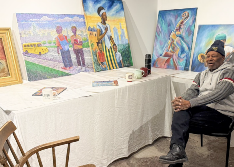 No Studio Bootsie, as pinturas privadas de Donnie Carter tornam-se públicas | Artes e Entretenimento