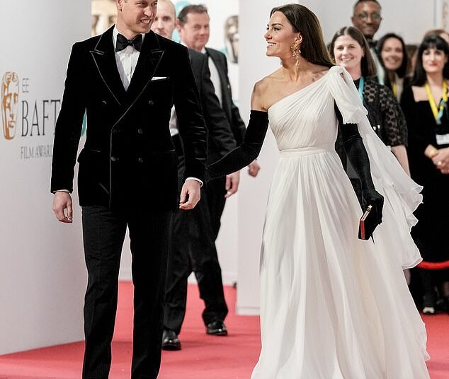 O momento atrevido que Kate Middleton 'quebrou uma regra real' ao dar ao príncipe William um divertido 'tapinha de amor' - como o 'desafio de flerte' mostrou que a futura rainha 'não é um capacho real'