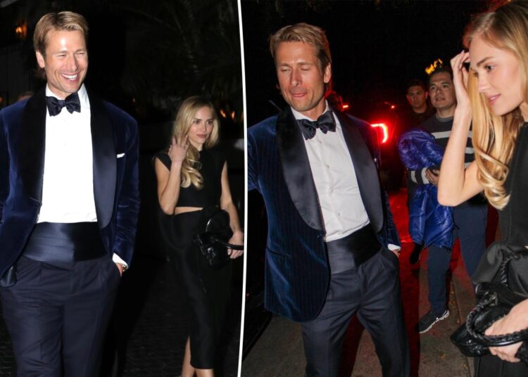 O romance de Glen Powell e Michelle Randolph esquenta com a noite pós-festa do Globo de Ouro