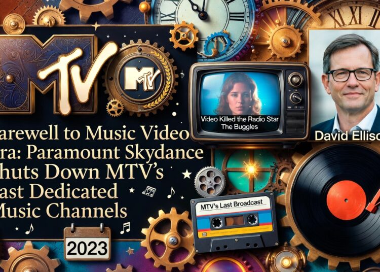 Paramount Skydance fecha os últimos canais musicais dedicados da MTV