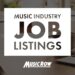 Procurando um novo emprego em 2026? Confira o quadro de empregos do MusicRow