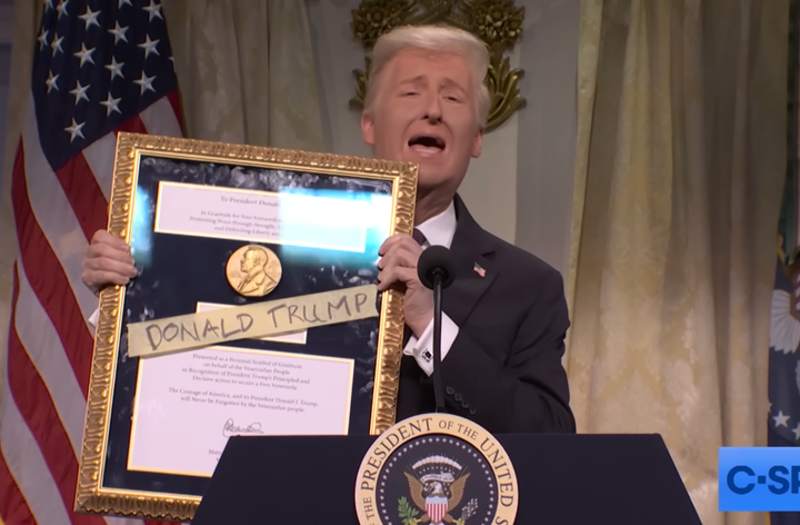 'SNL' assa o Prêmio Nobel da Paz de segunda mão de Trump