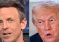 Seth Meyers transforma Trump em um 'lunático' total no devastador supercut NSFW