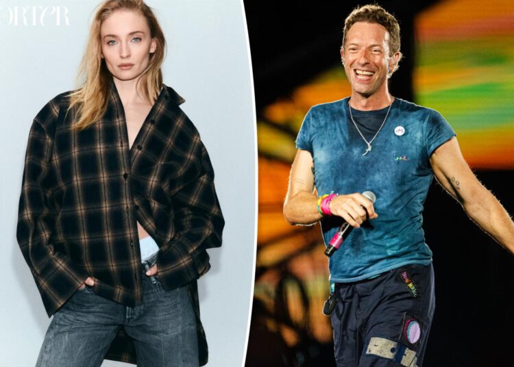 Sophie Turner faz rara confissão de namoro após rumores de romance de Chris Martin