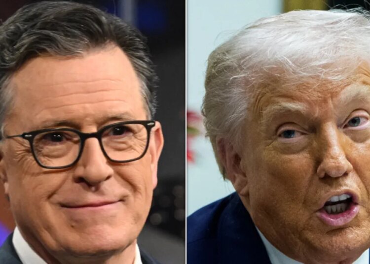 Stephen Colbert tem uma ideia ‘gloriosa’ para o que faria como Trump do dia