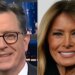Stephen Colbert trolls Melania Trump com uma verificação de fatos épica