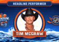 Tim McGraw será a atração principal do entretenimento da NHL Stadium Series 2026 em Tampa