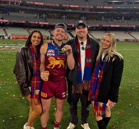 Todos saudam Jules Neale: A realeza da AFL WAG apoia a mãe de Perth enquanto ela supera o desgosto de Lachie Neale