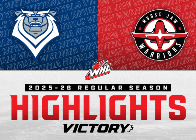 Victoria Royals em Moose Jaw Warriors 23/01 | Destaques da WHL 2025-26
