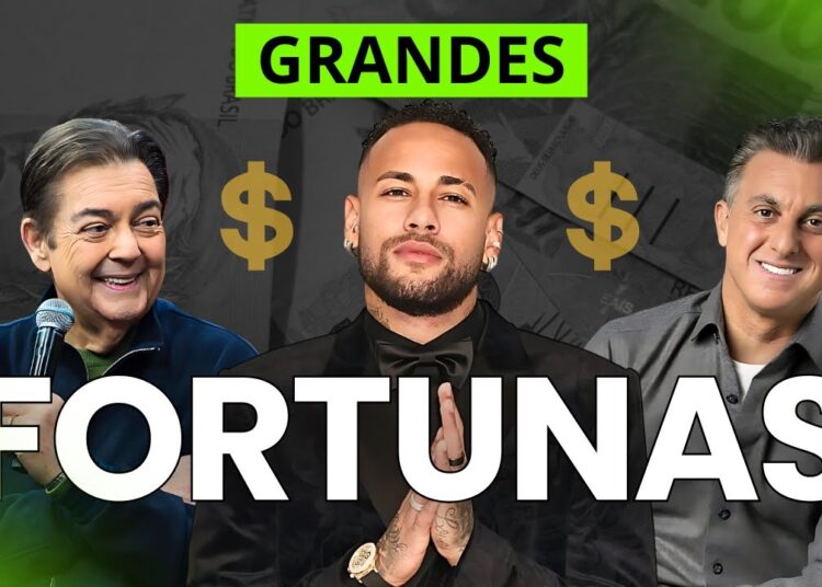 ⚠️Quem São os 10 FAMOSOS MAIS RICOS do Brasil? Ranking Atualizado🔴
