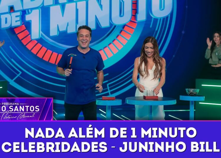 Nada Além de 1 Minuto – Celebridades: Juninho Bill | Programa Silvio Santos (18/01/26)