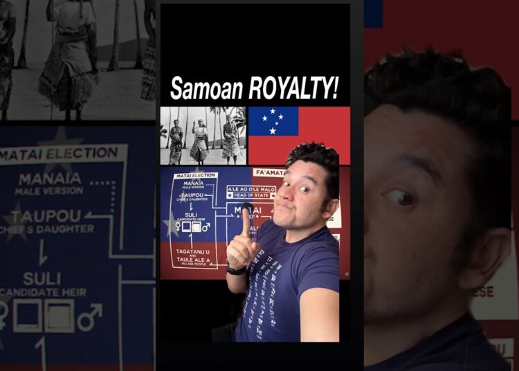 Samoan royalty explained in 1 1/2 minutes