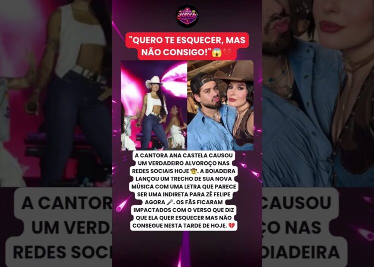 FOI PRO ZÉ? ANA CASTELA SOLTA INDIRETA COM NOVA MÚSICA! 🤠💔