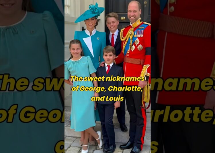 The sweet nicknames of George, Charlotte, and Louis #royal #royalfamily #britishroyalfamily