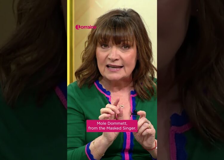 Lorraine Samples Stilton Chocolate & a Surprise Visitor With a Masked Singer Clue! #lorraine #shorts